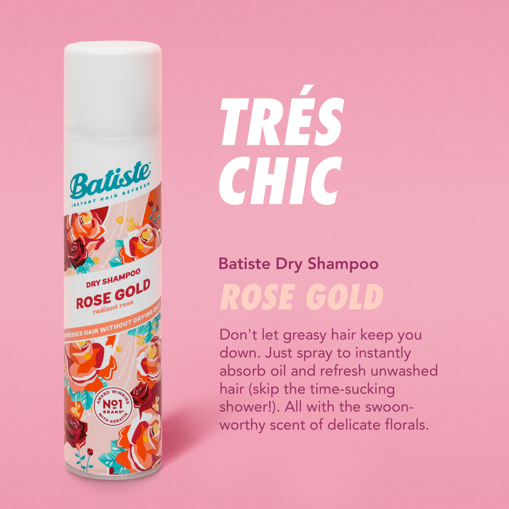 6x Batiste Droogshampoo Rose Gold200 ml