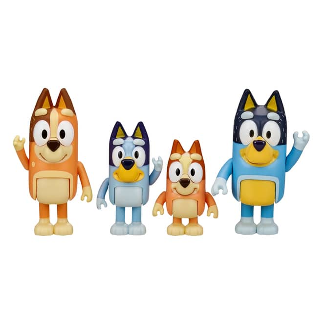 Bluey - Figuren 4er Pack - Familie