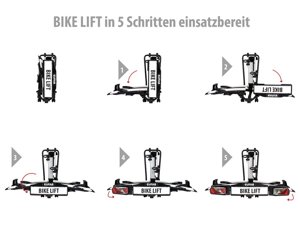 Eufab Bike Lift - Fahrradträger kaufen | Bike-Discount