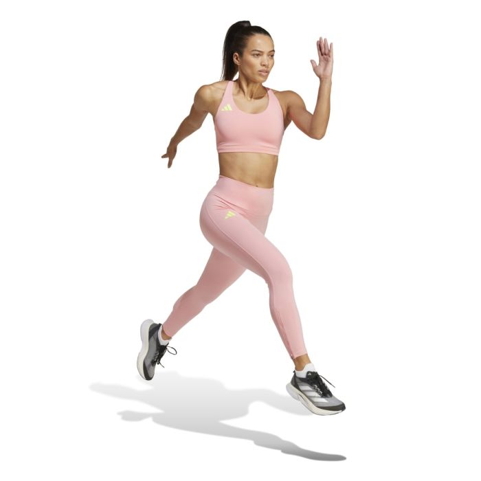 adidas Dame BH Adizero Medium-Support Bra Pink
