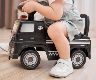 Milly Mally Gåbil Mercedes-Benz Actros Police, Svart
