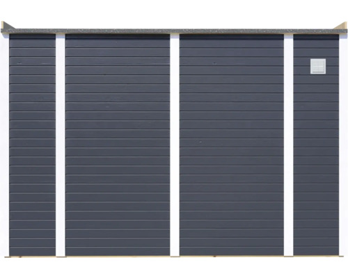 Cubo 3 tuinhuis met vloer, 337 x 240 cm, antraciet
