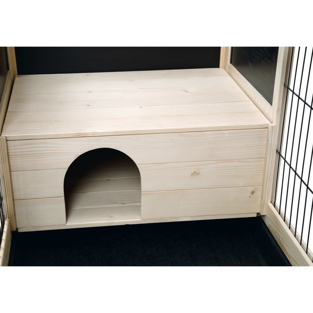 Clapier d'intérieur jez bois 116x54x55,5 cm