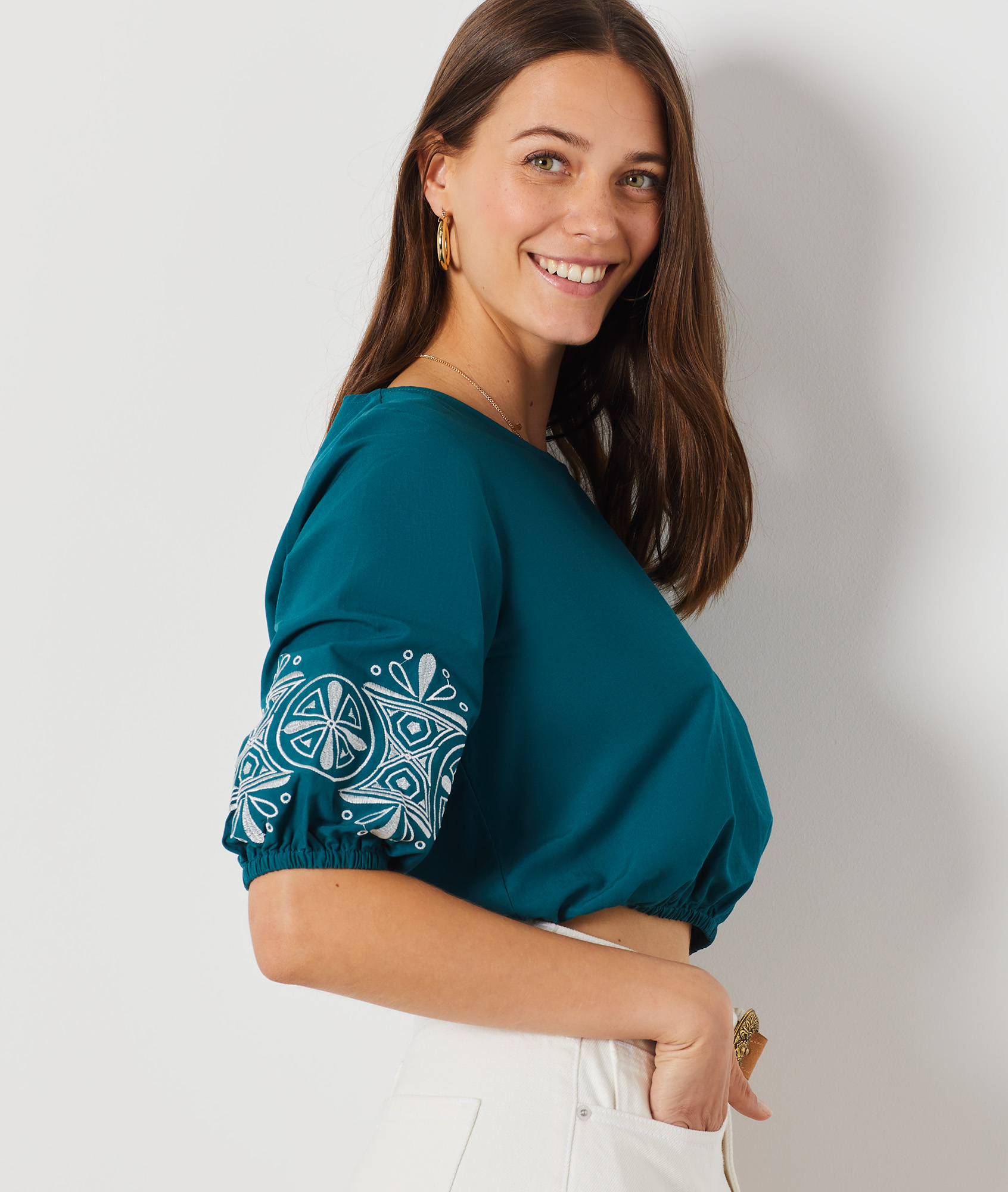 Blouse courte