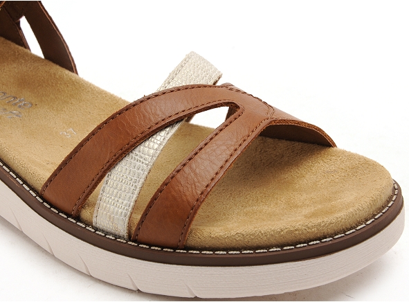 Remonte nu pieds plats femme d2046 marron