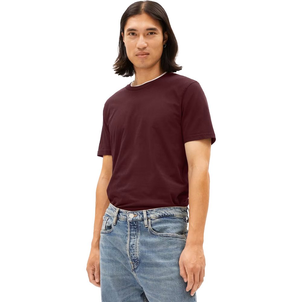 Armedangels Jaames T-Shirt Herren cranberry juice