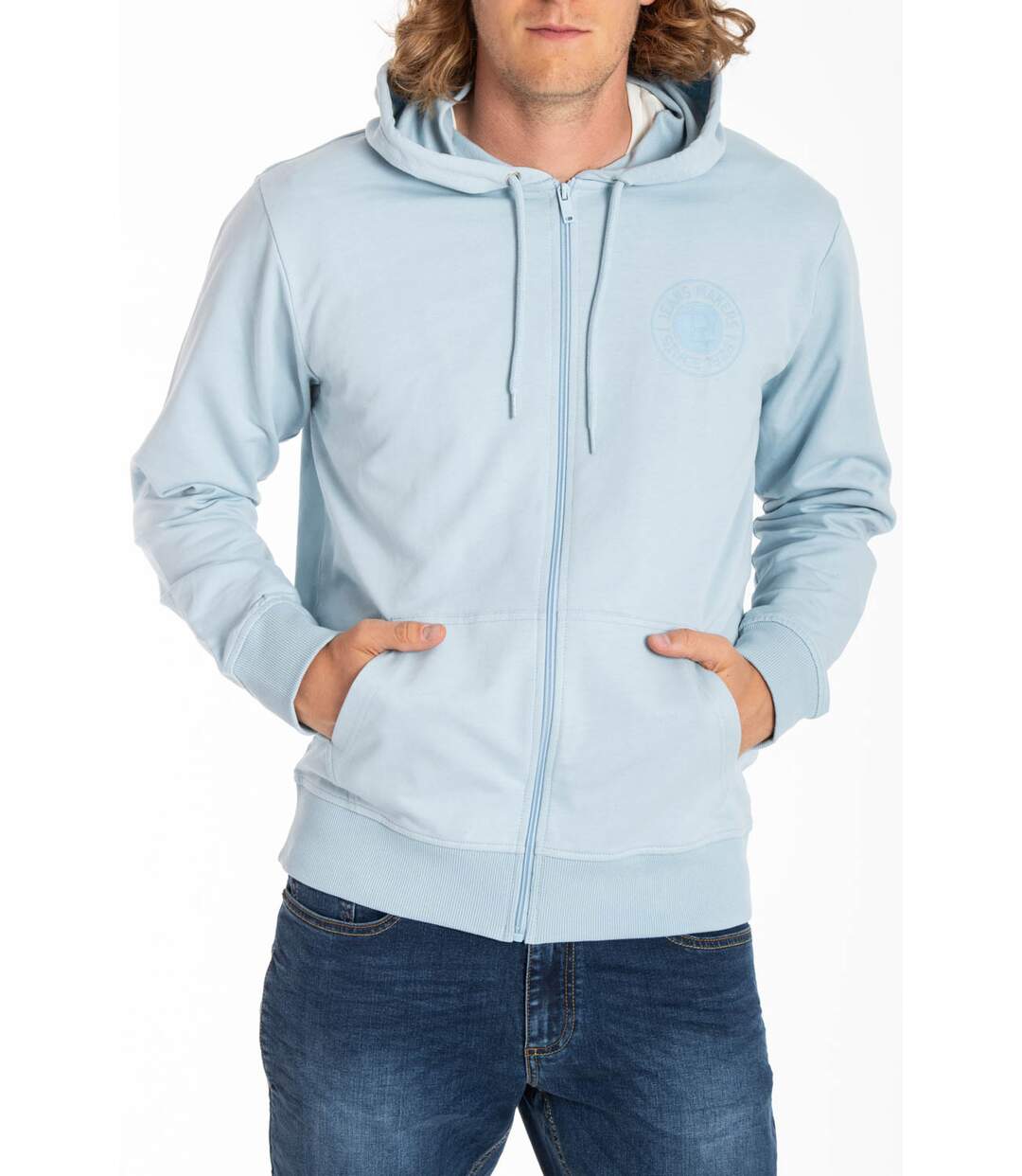 Sweat à capuche zippé MEDERIP VERT