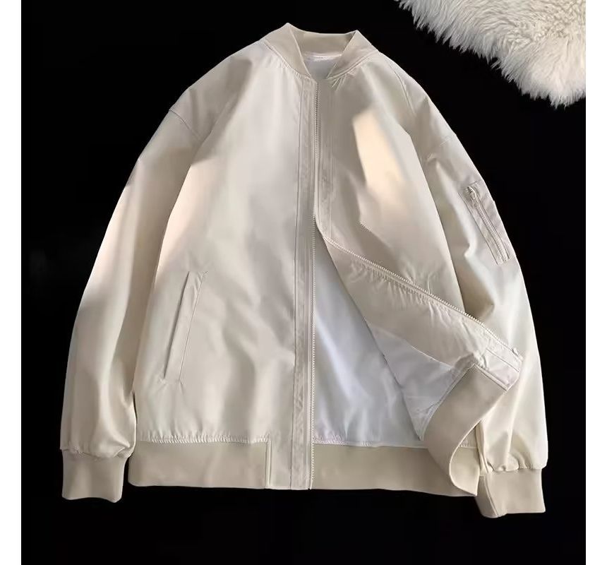 Lefitt - Oversized bomberjack met rits