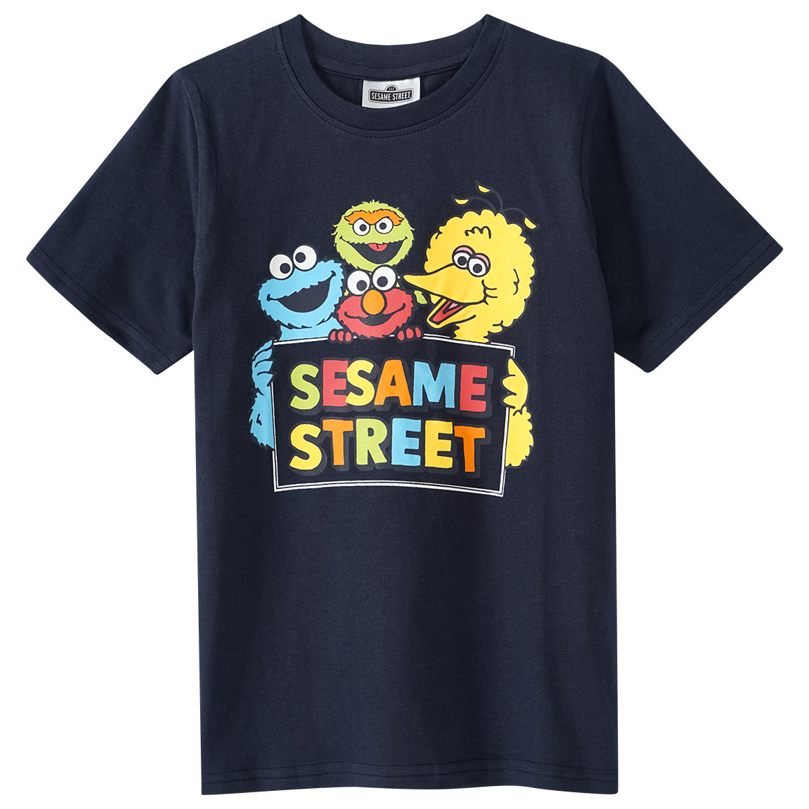 Topolino Sesamstraße T-Shirt mit Print schwarz