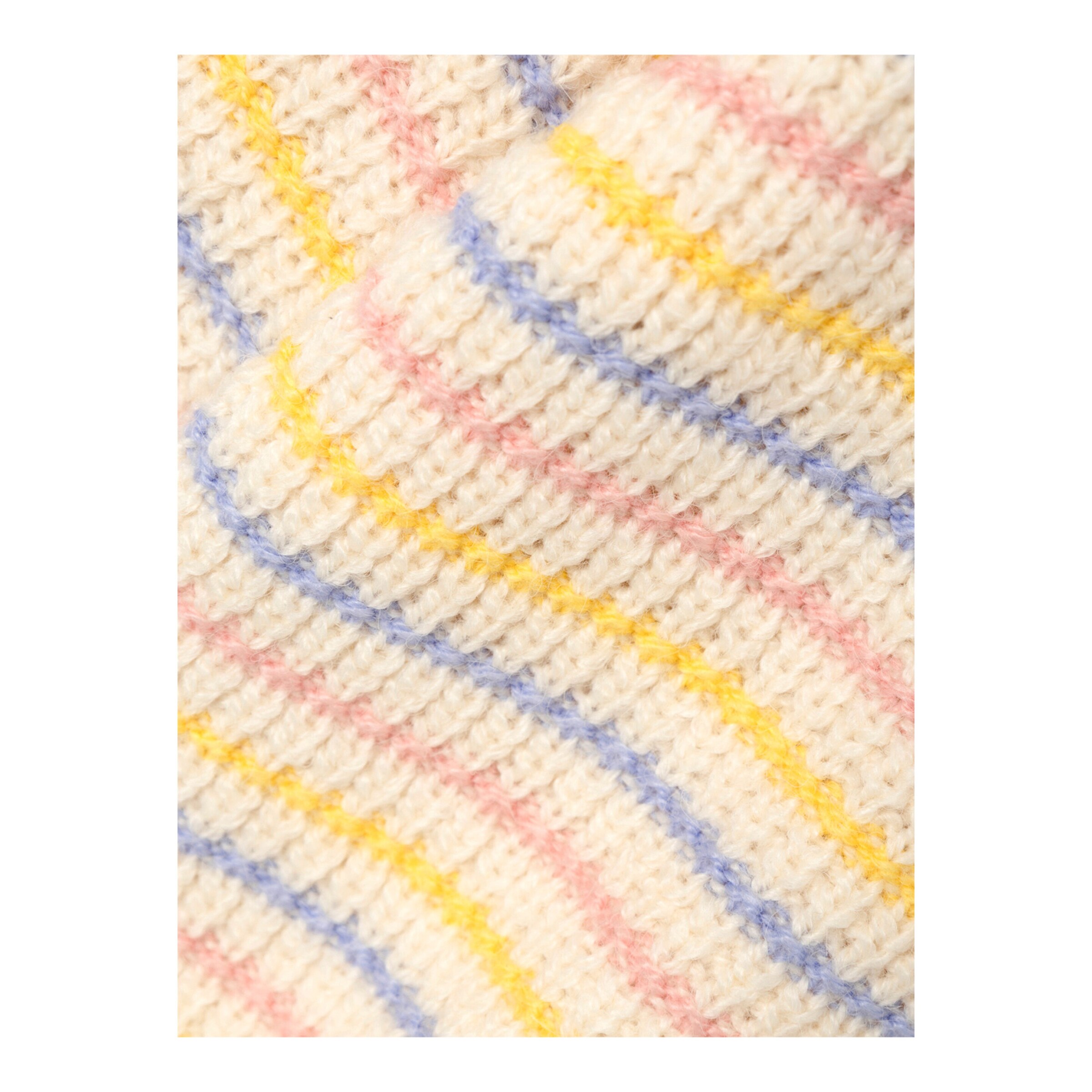 NAME IT Strickpullover Ringel natur/bunt