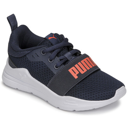 Puma - PS PUMA WIRED RUN - Marine / Rouge