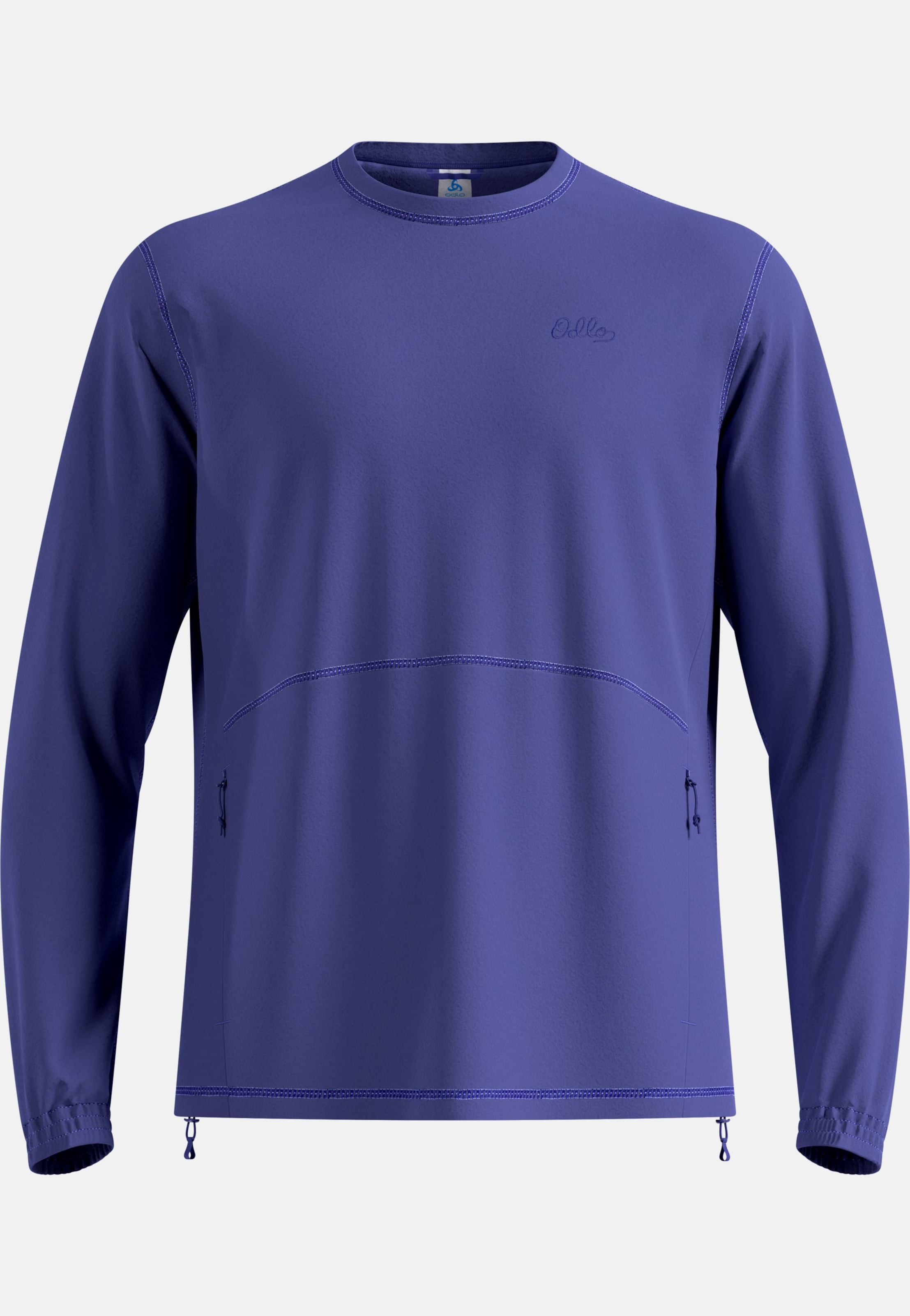 Klassischer Essentials Multisport Mid Layer aus Fleece mit Rundhalsausschnitt in Skipper Blue