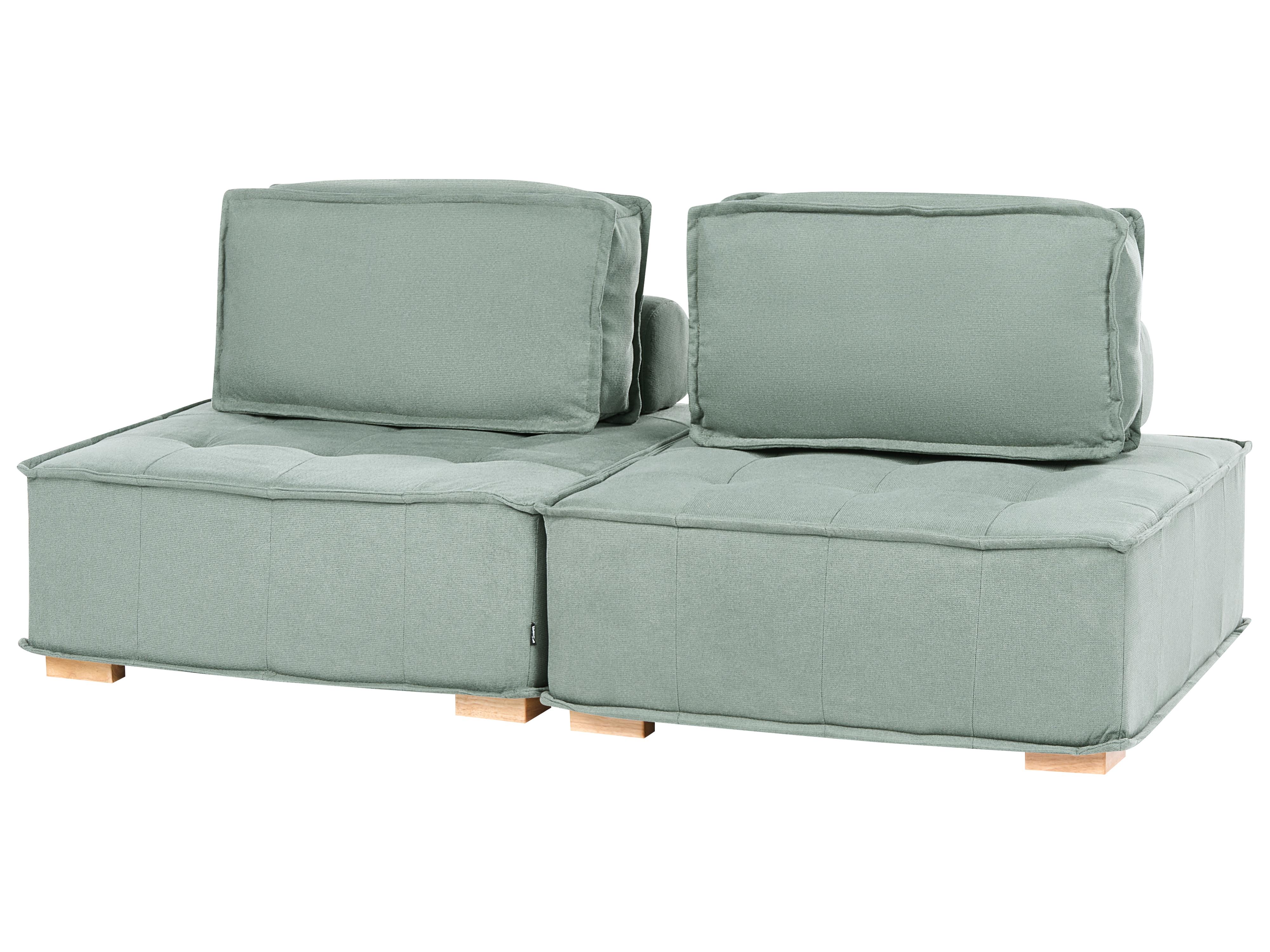 Modulaire bank 2-zits TIBRO Stof Lichtgroen