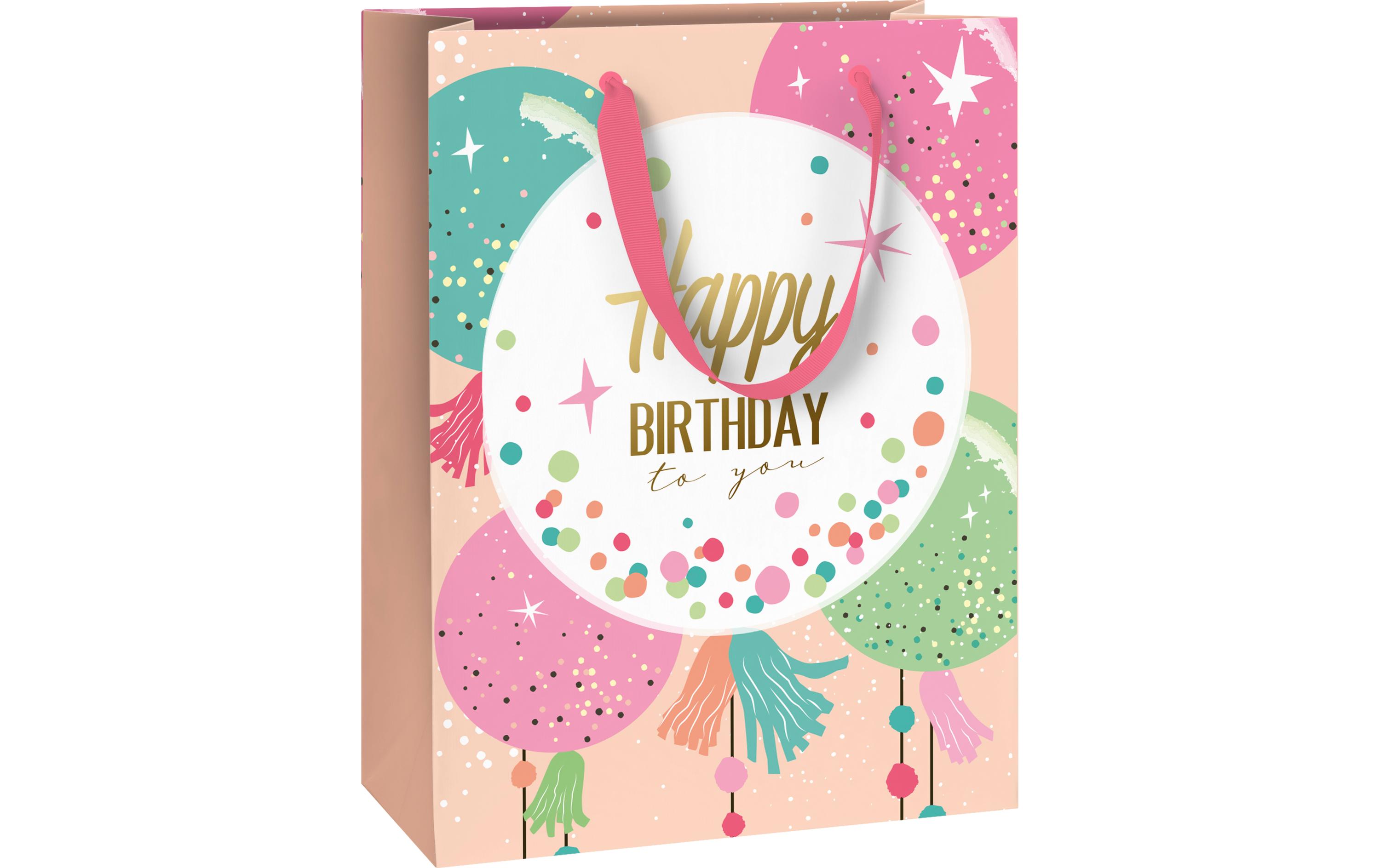 Geschenktasche Partyballoons 23 x 13 x 30 cmTragetasche zum Einpacken von Geschenken
