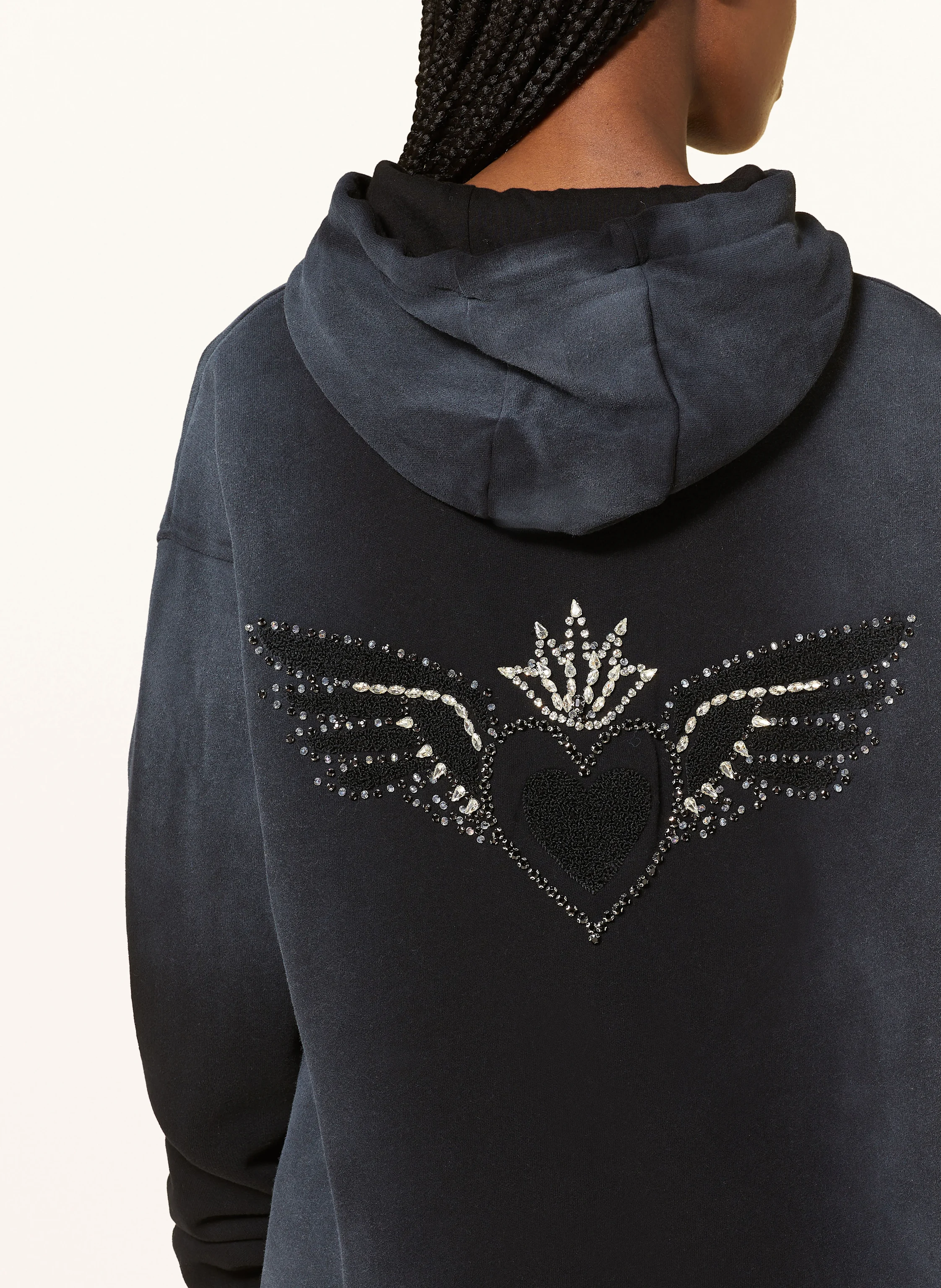Grace Hoodie mit Schmucksteinen