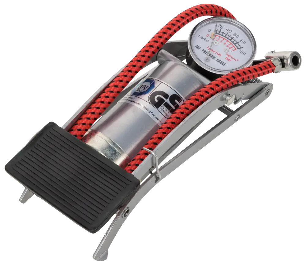 Fodpumpe med manometer