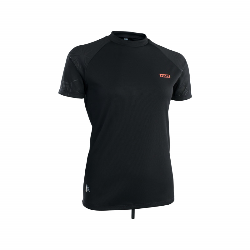 Lycra FEMME ION MANCHES COURTES NOIR