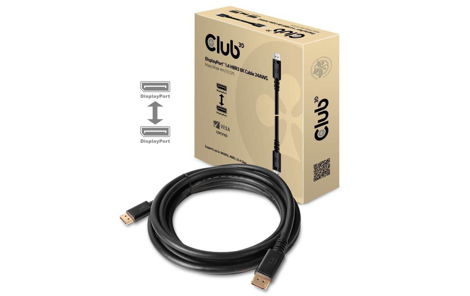 Kabel DisplayPort 1.4 - DisplayPort 1.4 HBR3 8K, 4 mDisplayPort 1.4 HBR3 8K60Hz Kabel Stecker/Stecker