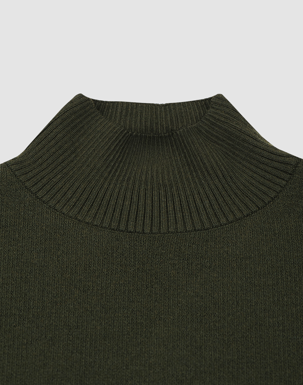 Sweater met hoge hals van merinowol voor dames