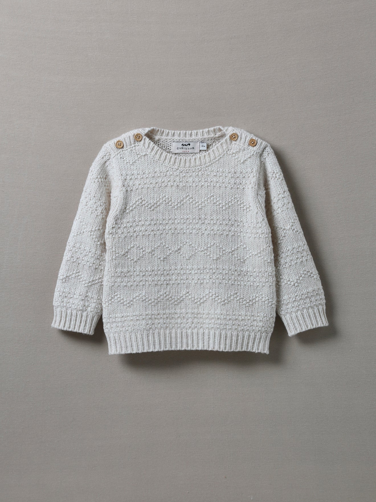 Pull torsadé Bébé laine RWS