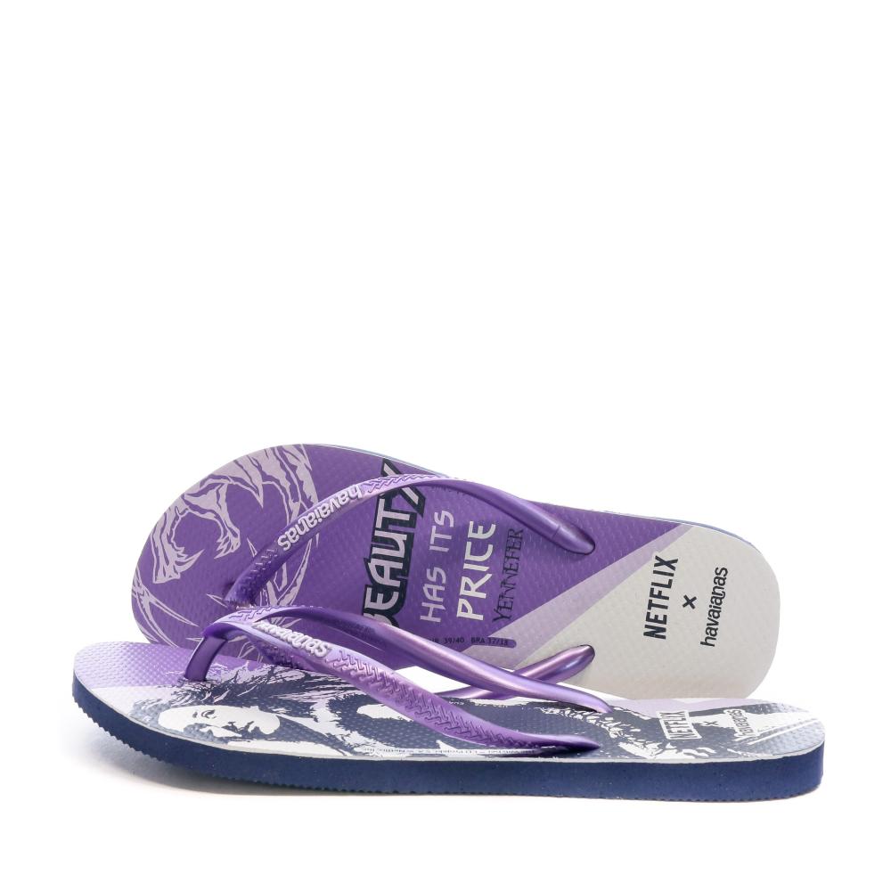 Havaianas Tongs Violette Femme Havaianas Slim Netflix The Witcher