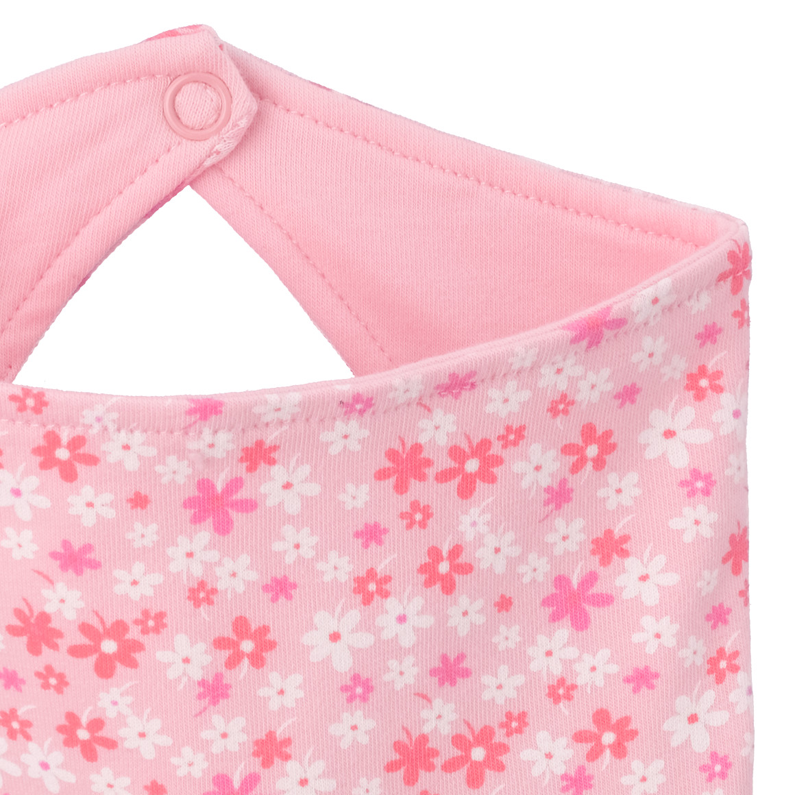 Topomini Baby Bandana mit Blumen-Print rosa