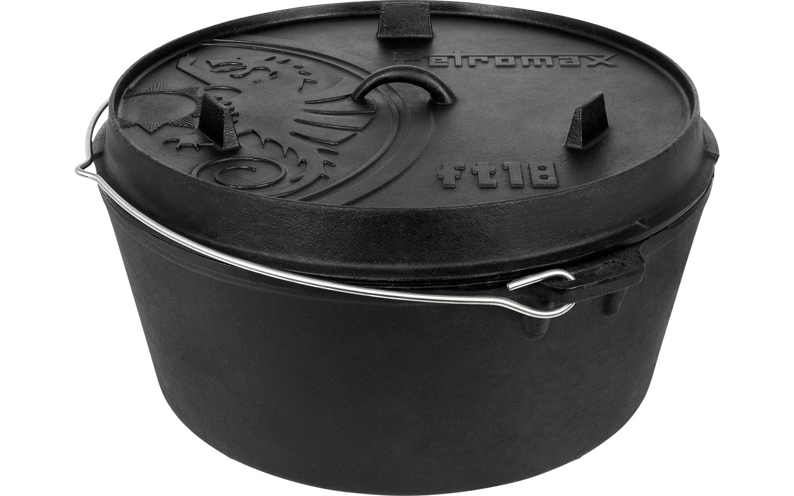 Petromax Feuertopf mit planem Boden ft1