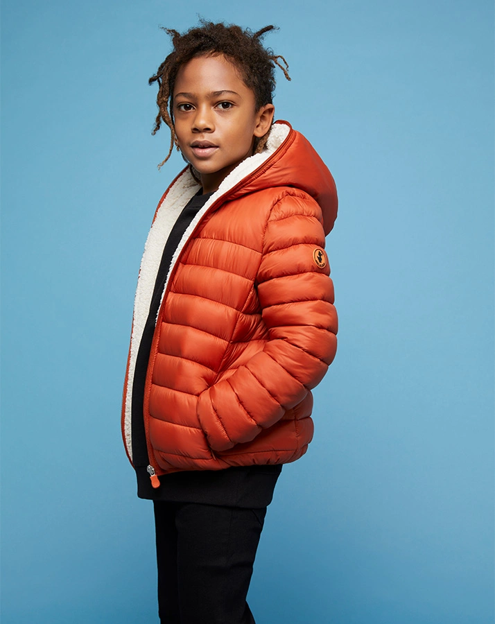 Steppjacke GIGA Y mit Plüsch in ruby red