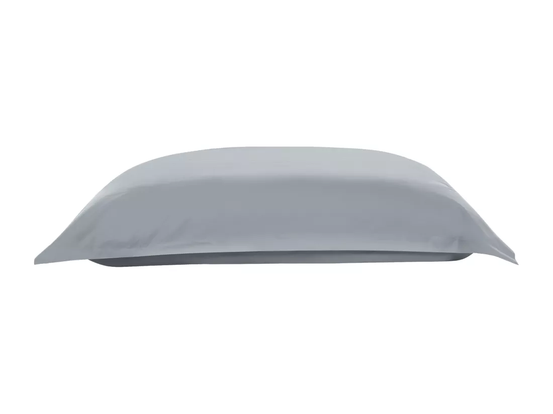 Pouf poire 300 L FUZZY 140 cm 180 cm Gris clair