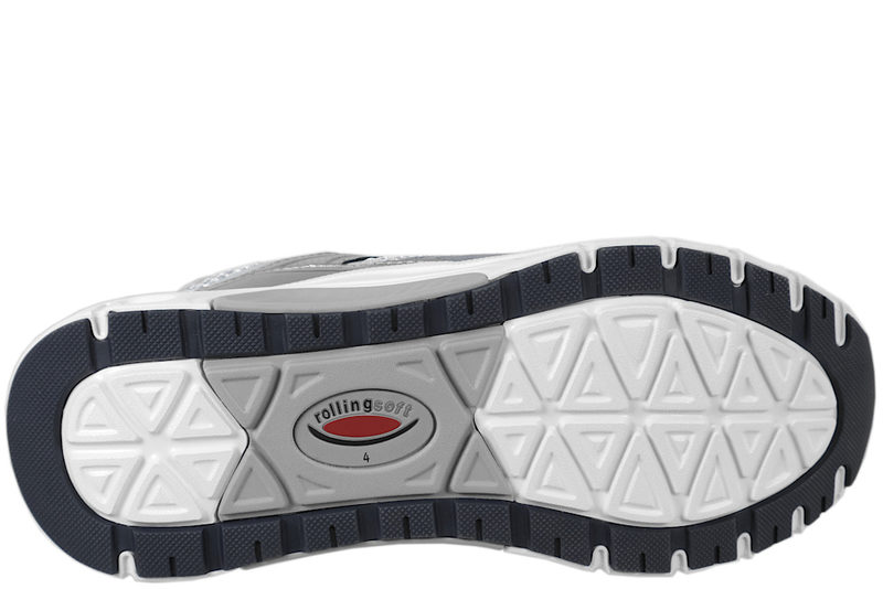 GABOR ROLLING SOFT SNEAKERS I GRÅ SKIND OG TEKSTIL