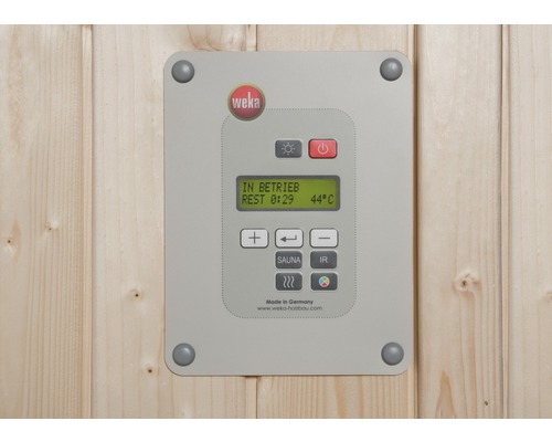Weka BioS 9,0 kW biosaunaovenset met digitale combi-bediening
