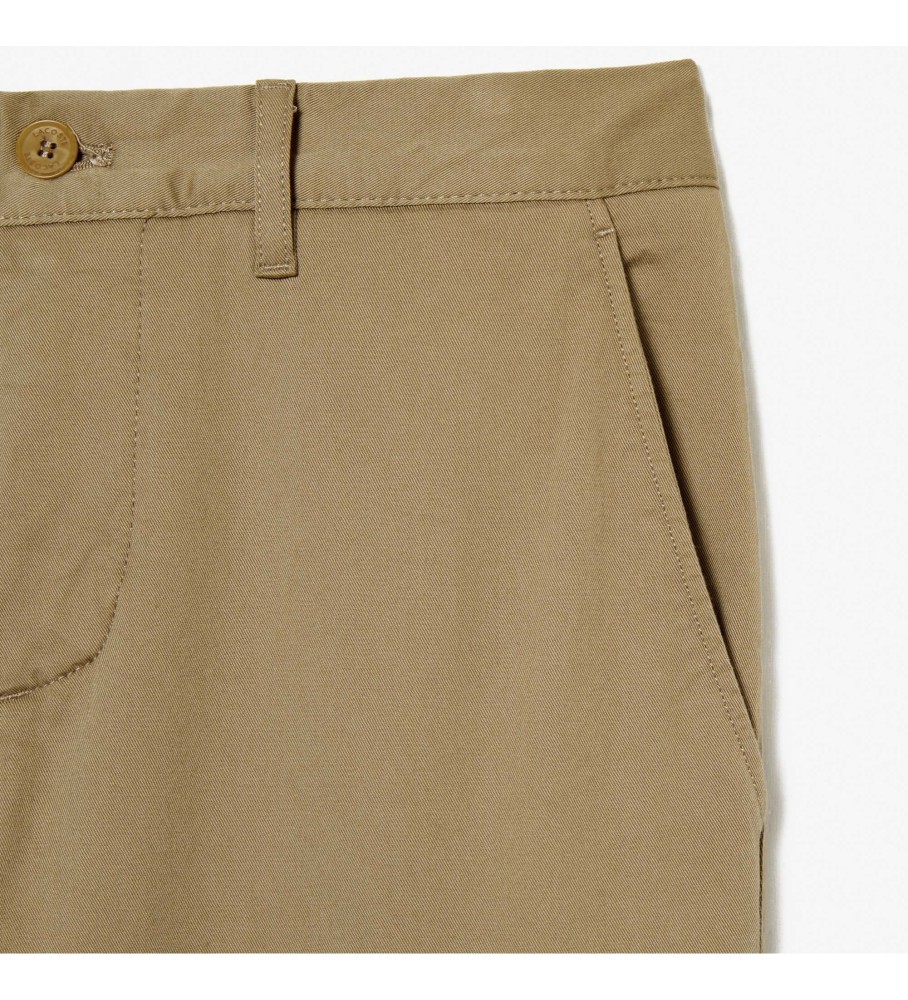 Calças Lacoste New Classic Bege