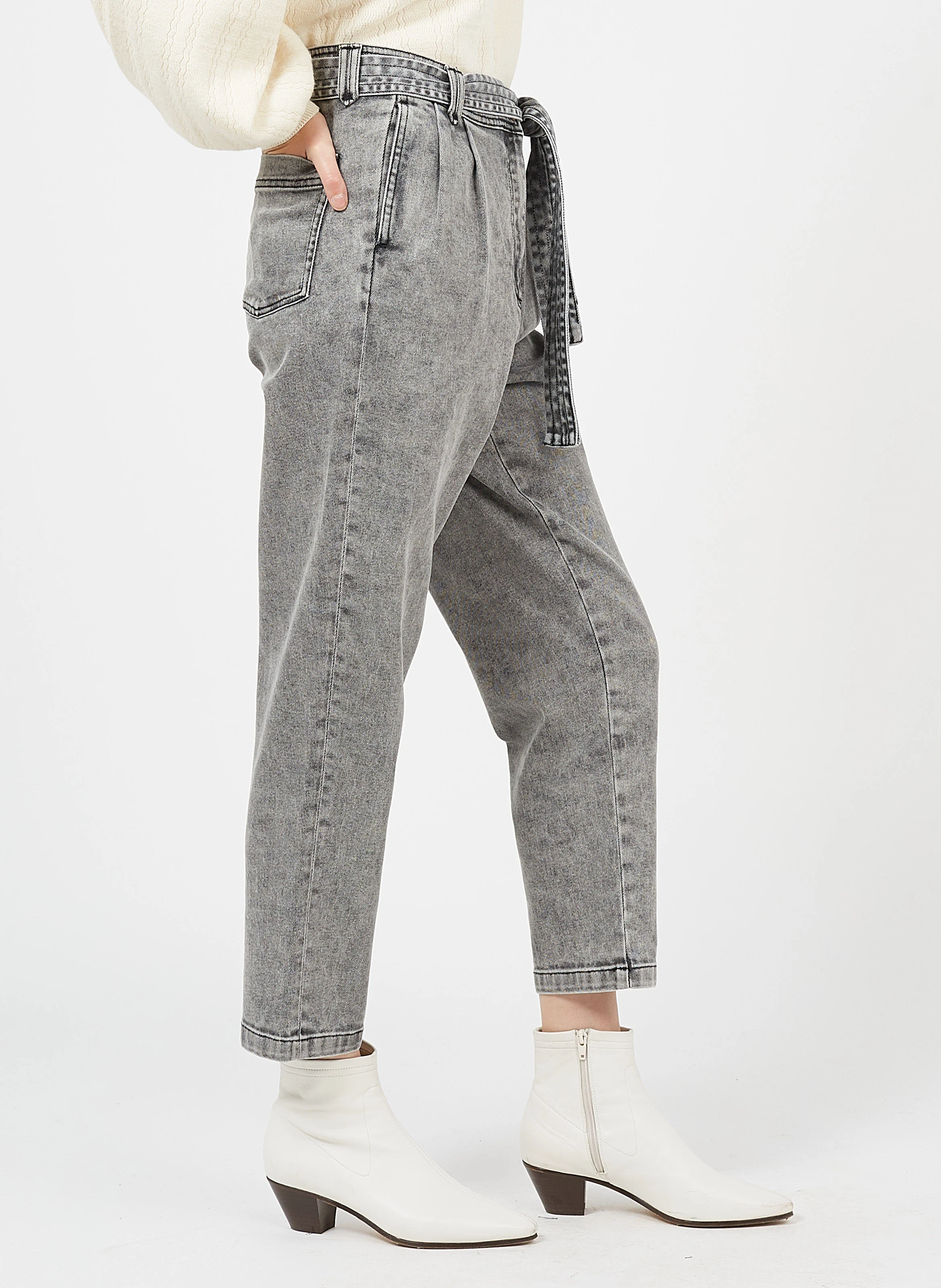 BATTERSEA O - Jean droit | Gris