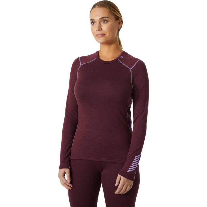 Helly Hansen Lifa Merino Midweight Crew Skiundertrøje Dame