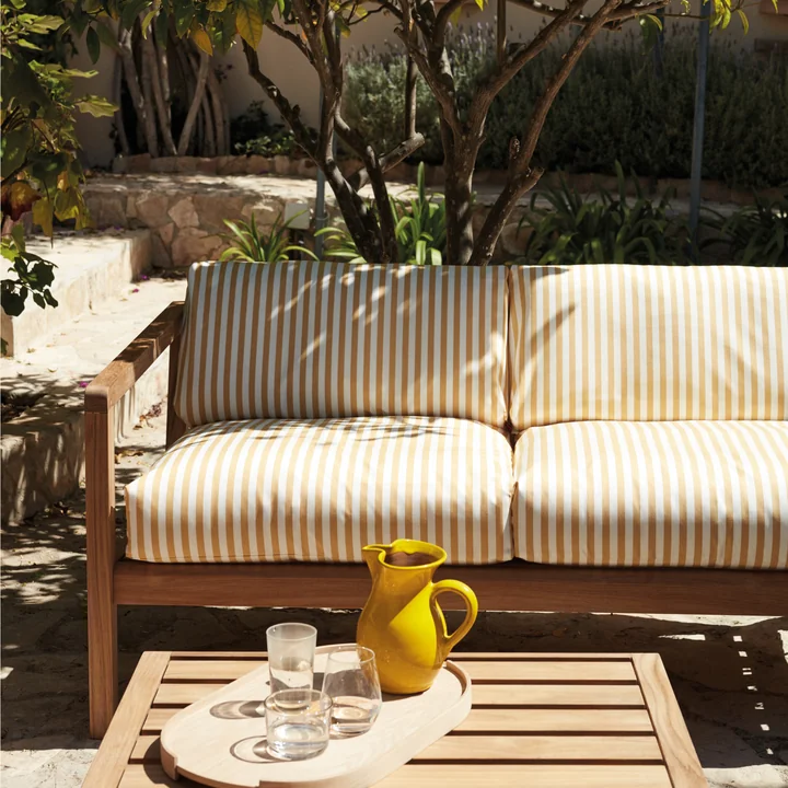 Fritz Hansen - Skagerak Virkelyst Sofa 2-Sitzer, Teak / ash