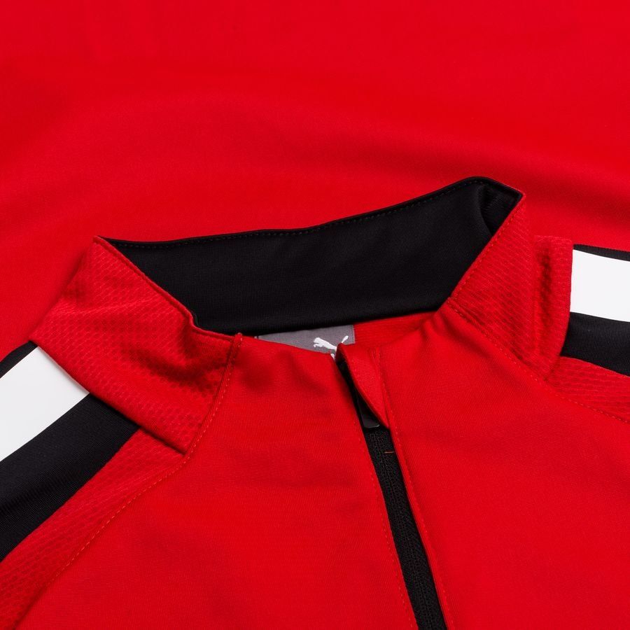 PUMA Maillot d'Entraînement teamLIGA Fermeture Éclair 1/4 - Rouge/Noir