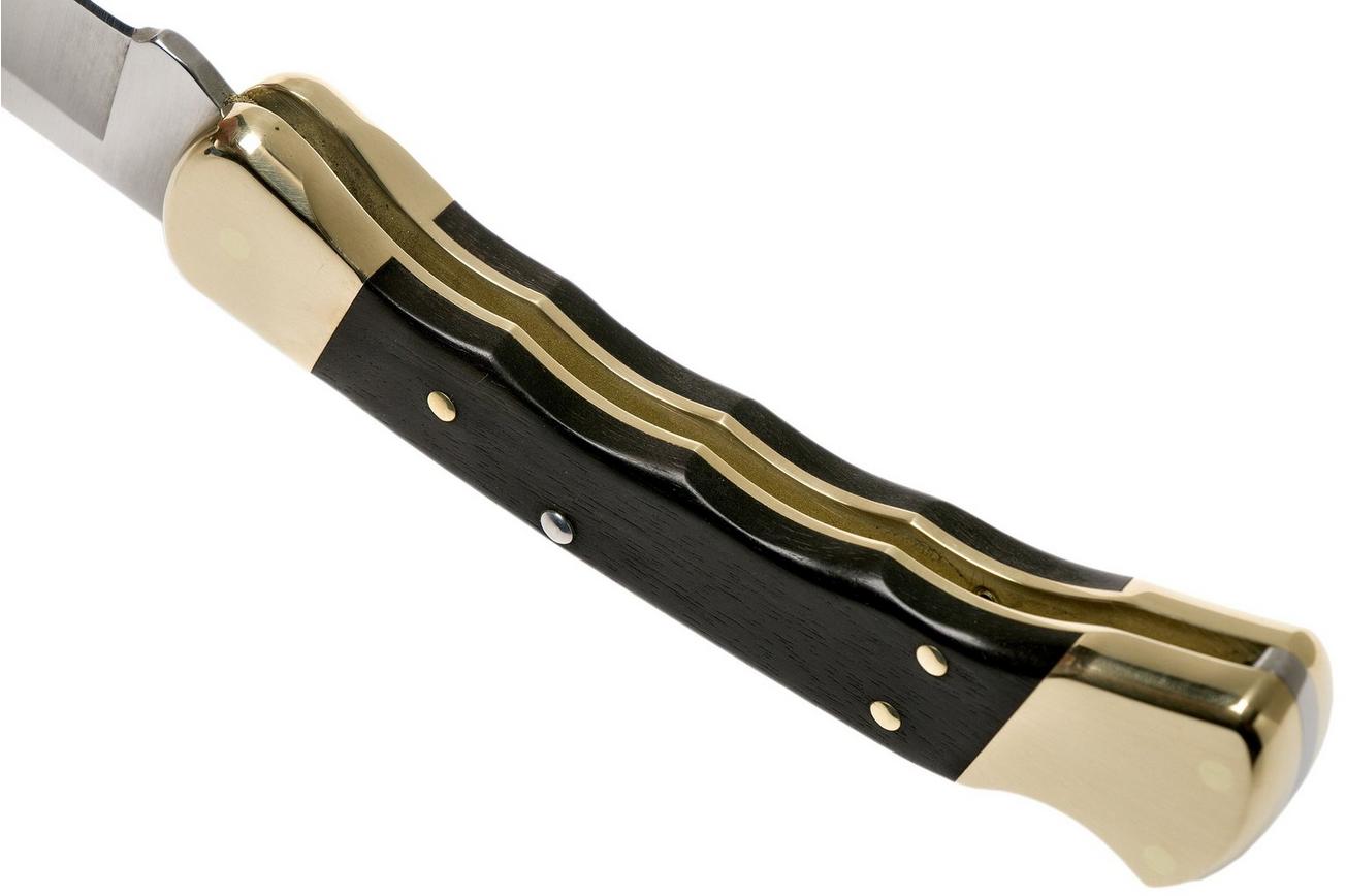 Buck 110 Folding Hunter zakmes, met vinger groeven