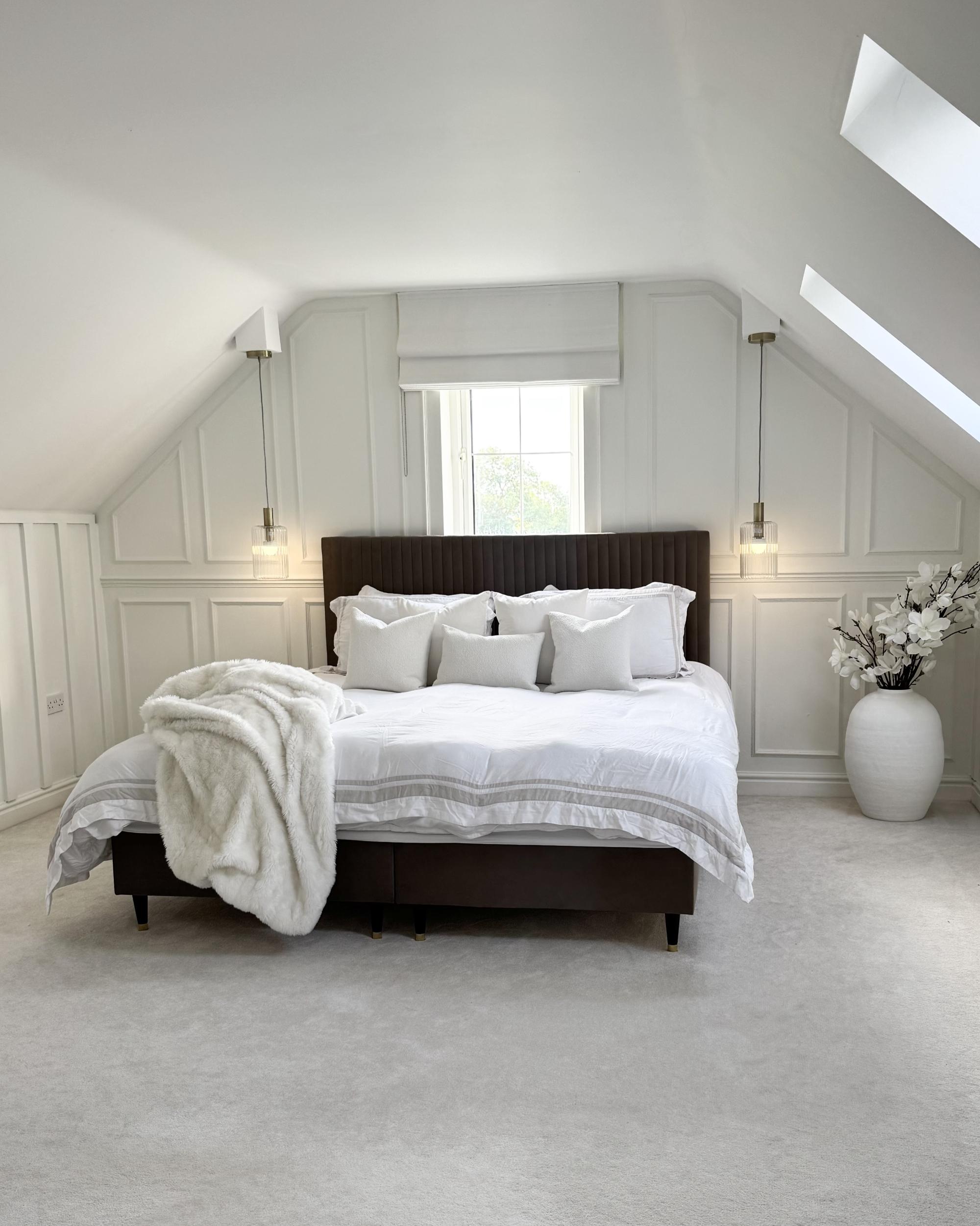 Boxspring met opbergruimte Fluweel DAME 180 x 200 cm Taupe