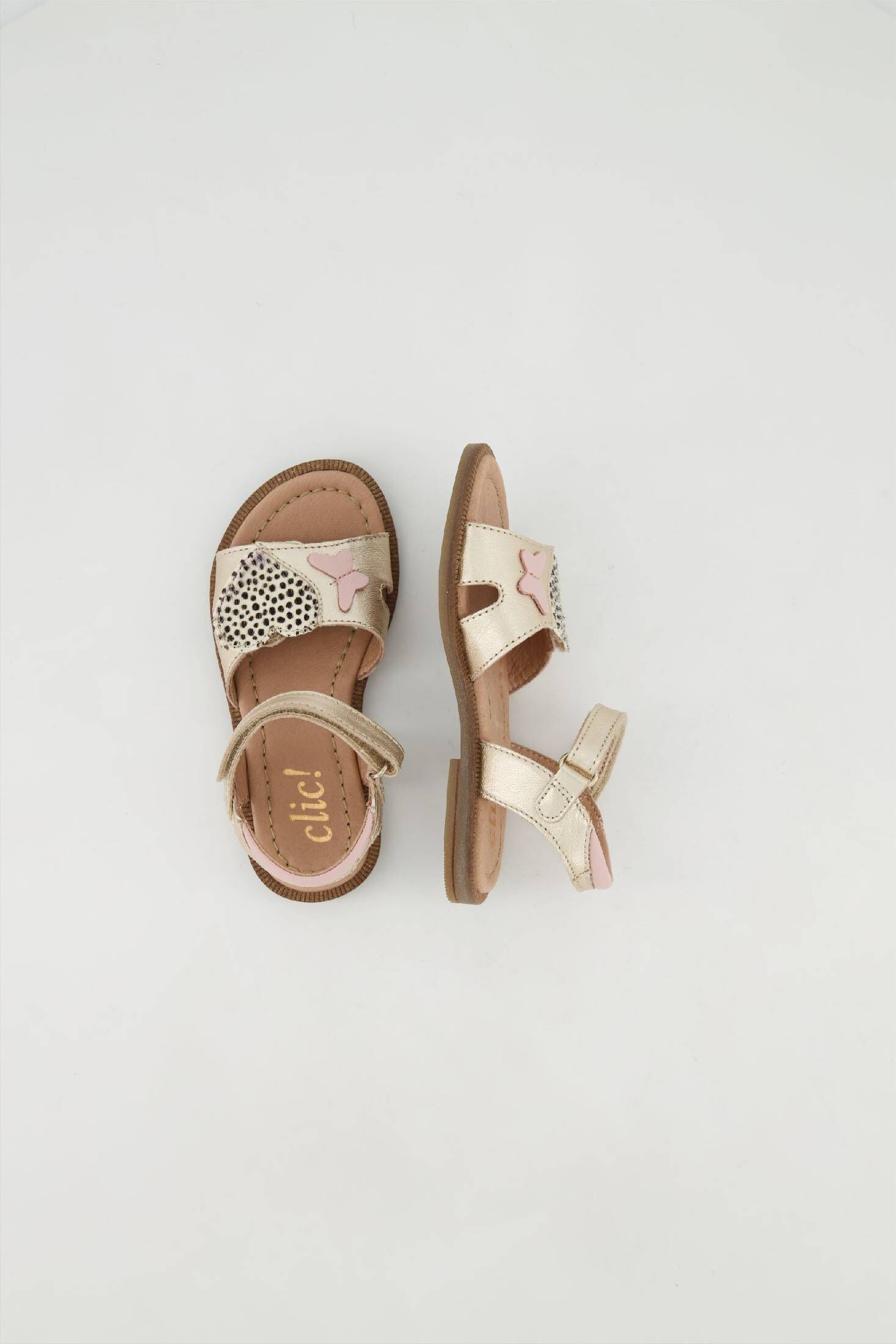 Clic!| Mädchen Sandalen HERZ