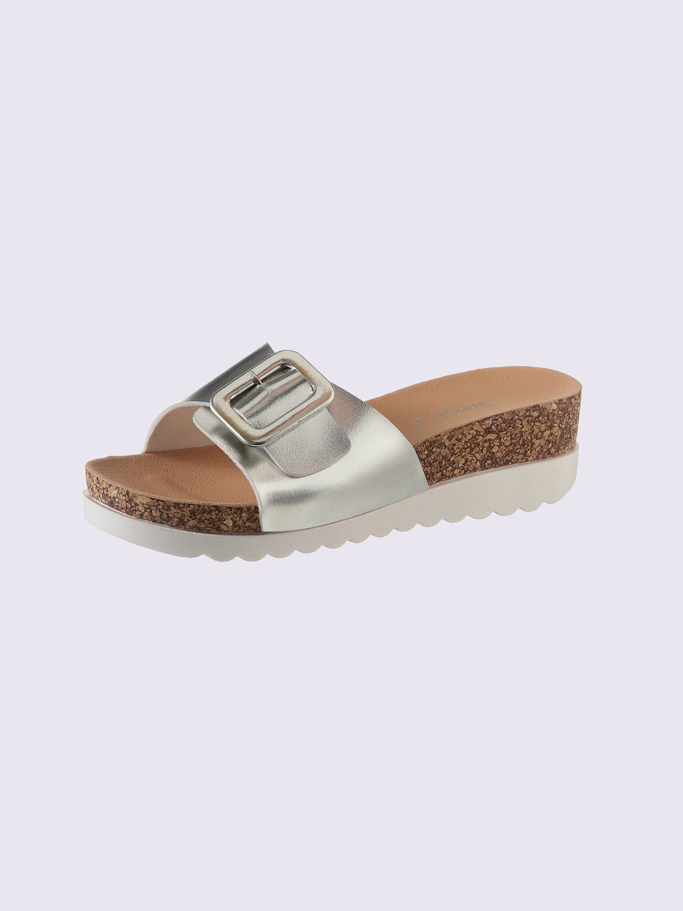 Mules talon tendance avec semelle compensée