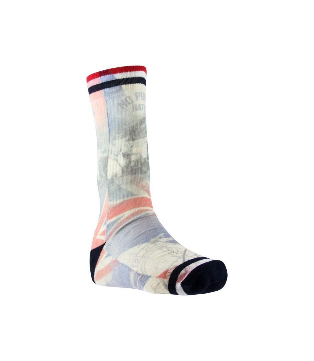 NO PUBLIK Chaussettes Homme Coton BATTLE Bleu