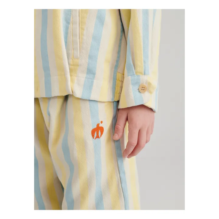 True Artist Pantalon Couleur Rayé | Vanille