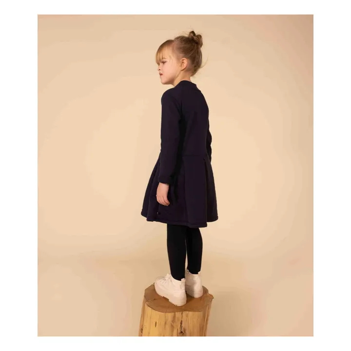 Petit Bateau Robe Unie | Bleu marine