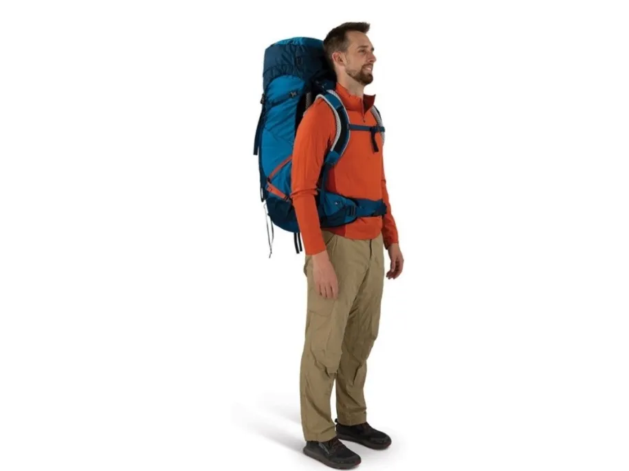 Trekking rygsæk Osprey Atmos AG LT 65 Navy L / XL