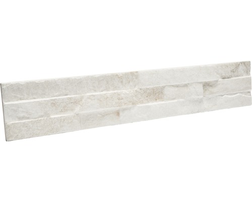 Porseleinen gevelbekledingspanelen Bologna wit 8 x 44,5 cm