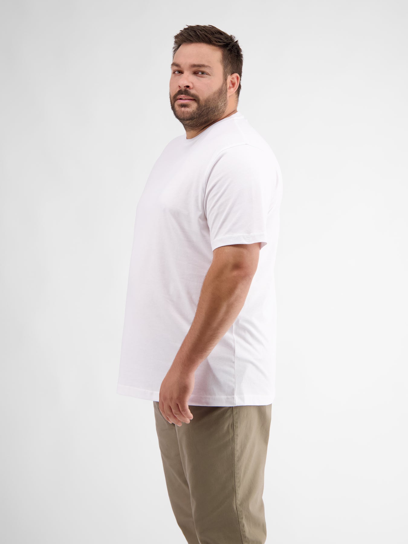 Rundhals Doppelpack T-Shirt für Herren in Premium Baumwollqualität