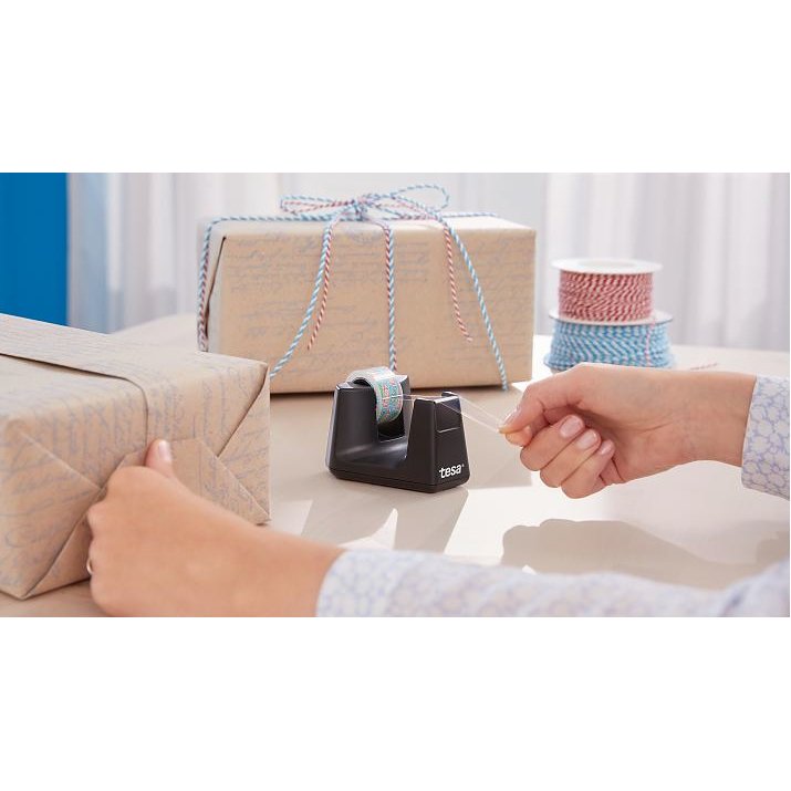 Dévidoir de bureau Smart ecoLogo, équipé, noir