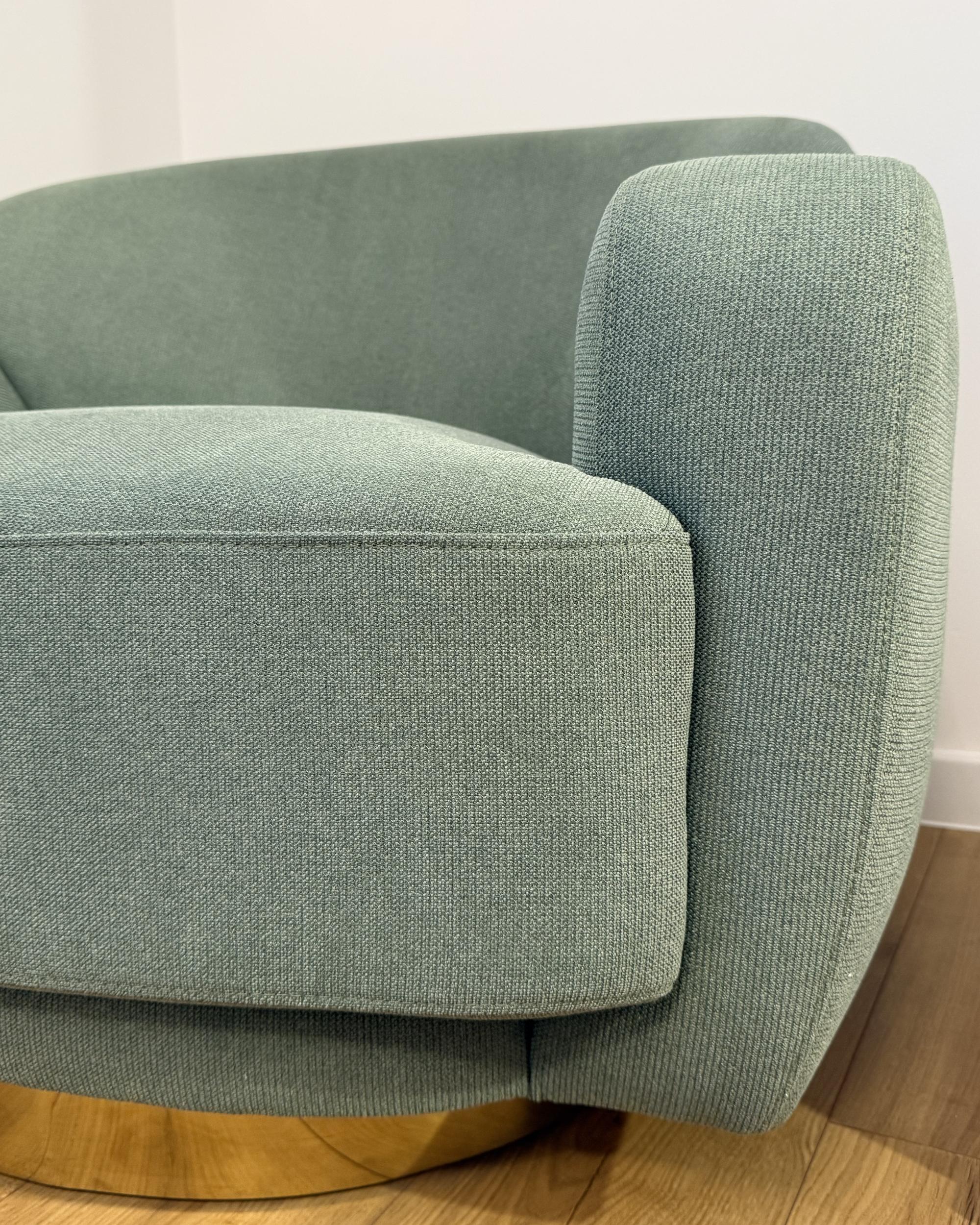 Fauteuil LEJRE Stof Lichtgroen