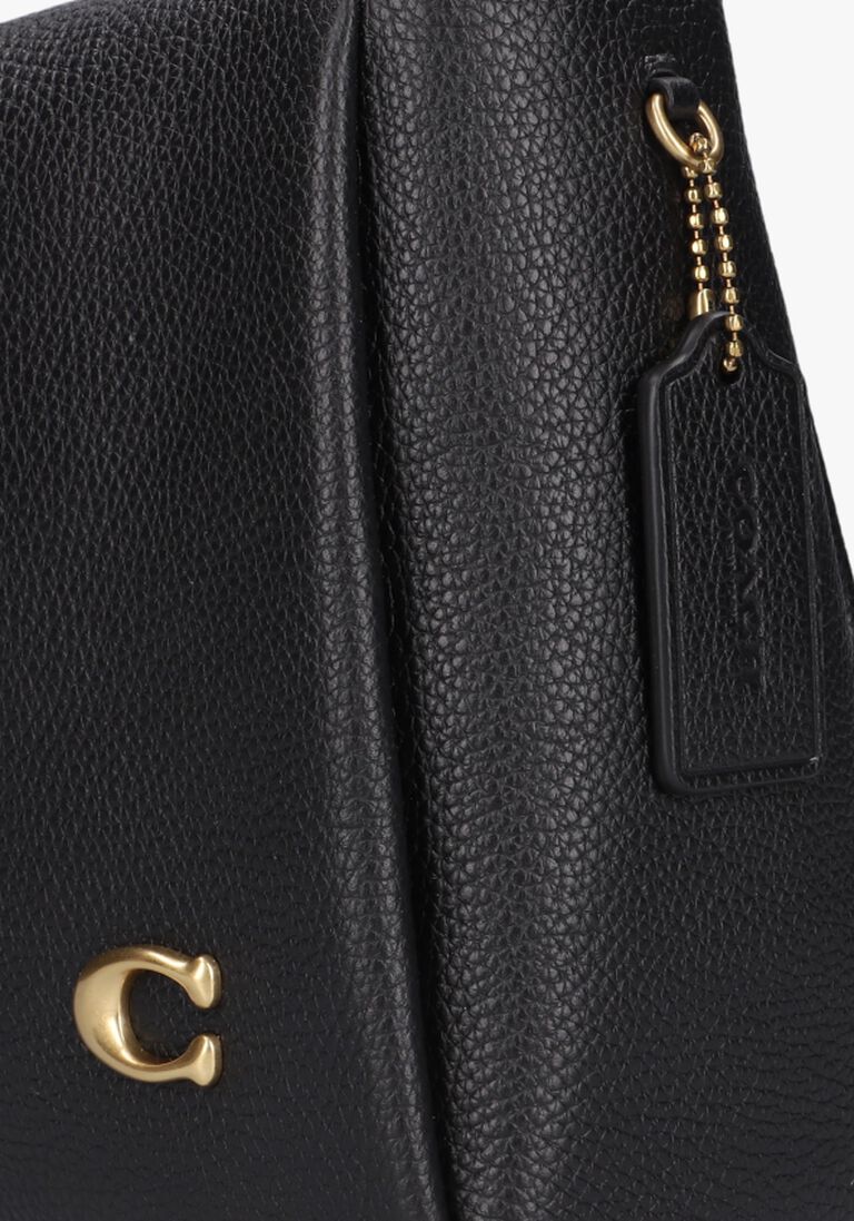 zwarte coach schoudertas lola shoulder bag