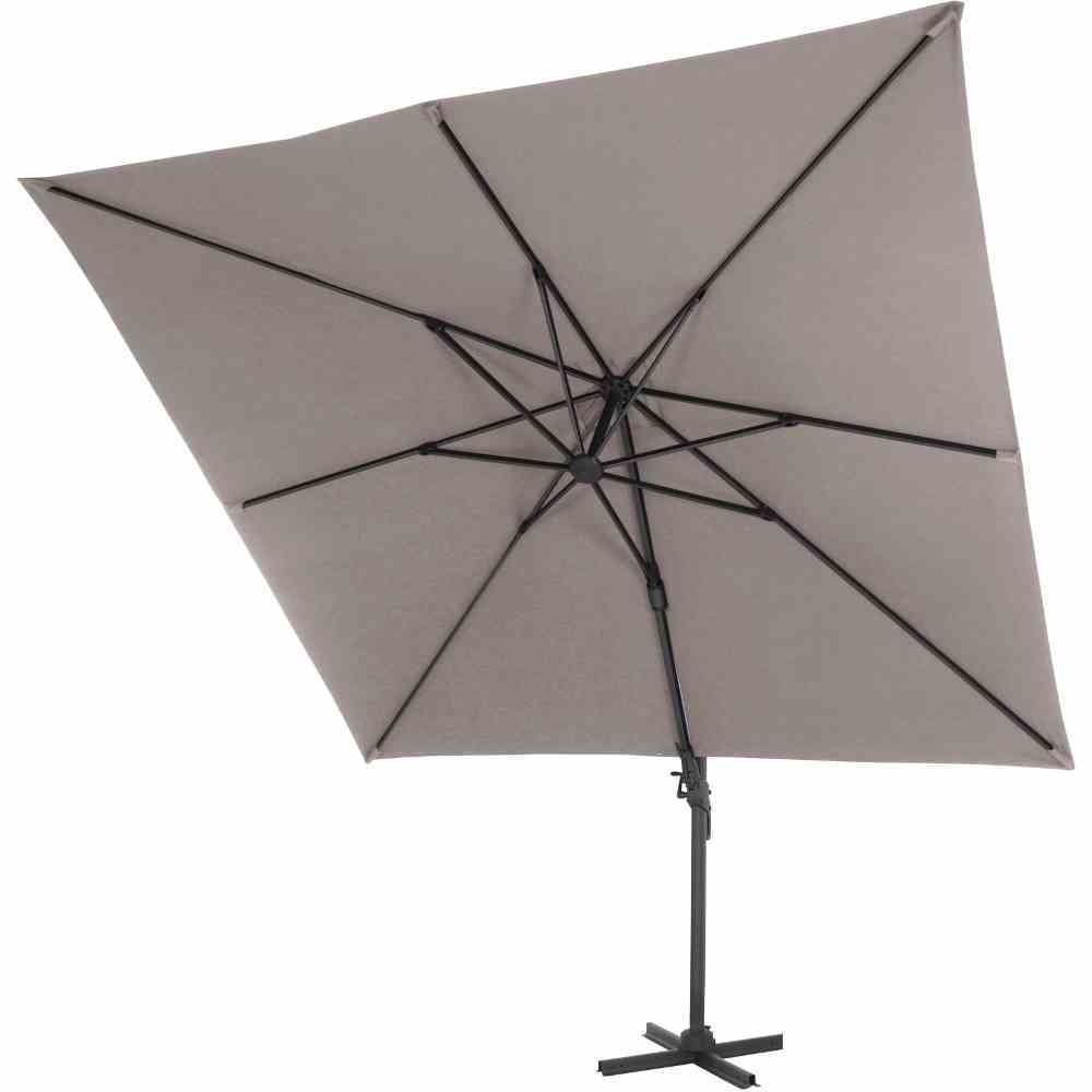 Ampelschirm CALIFORNIA - taupe - 300x300 cm